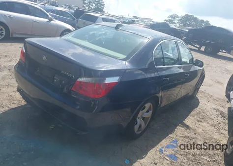 2007 BMW 525I из США, поврежденный, VIN WBANE53547CW61936